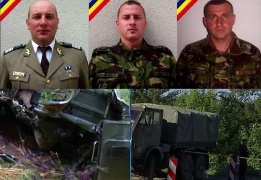 Adatok a katonai konvoj egyik teherautójának balesetében elhunyt három román katonáról