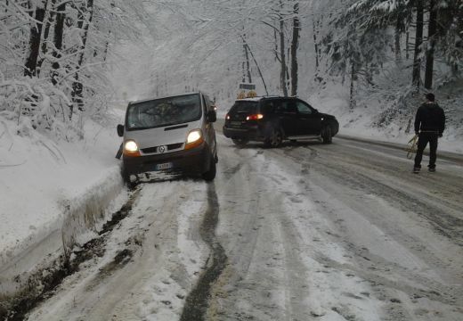Rengeteg hó hullott Romániában
