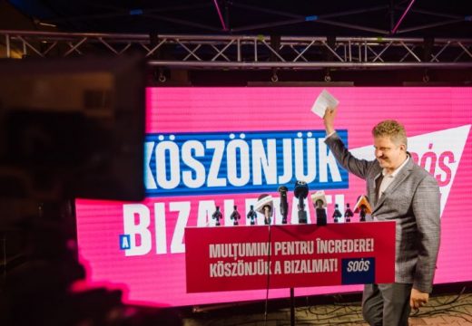 Soós Zoltán 17 ezerrel több szavazatot kapott, mint Claudiu Maior
