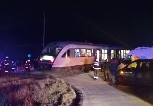 Vonattal ütközött Ocfalvánál