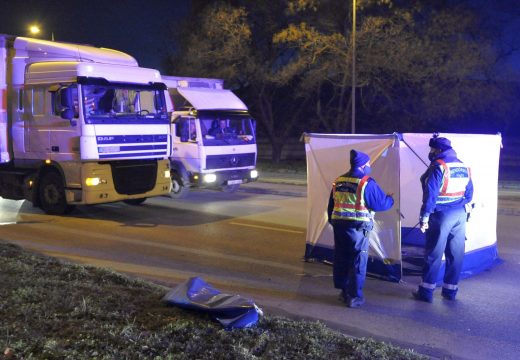 Az elgázolt férfi a helyszínen meghalt