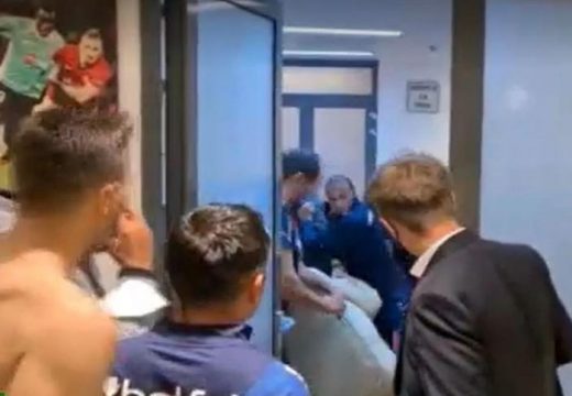 Hihetetlen jelenetek a CFR öltözőjében a Crvena zvezda-meccs után – videó