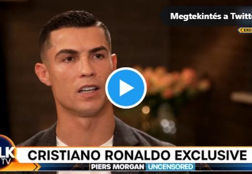 C. Ronaldo: 1 millió font büntetés az interjú miatt?