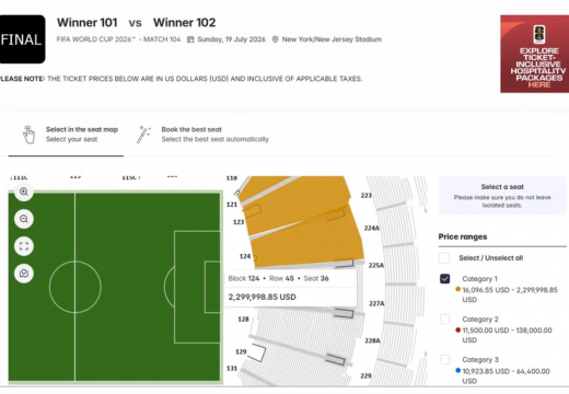 Több millió dollárért is árulnak jegyeket a 2026-os futball-vb döntőjére