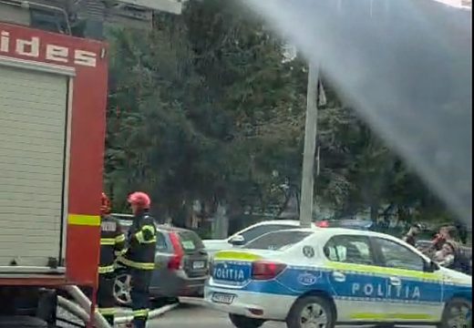 Kigyulladt egy második emeleti lakás Marosvásárhelyen