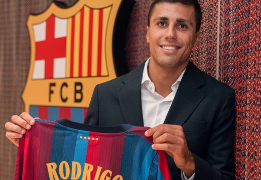 Rodri négy évre a Barcelonához igazolt