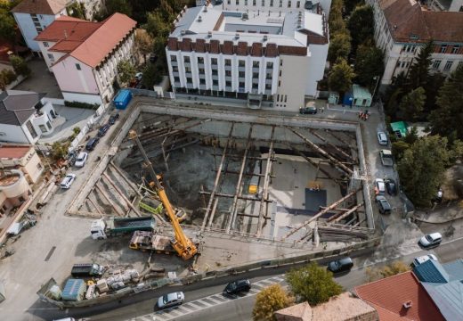 Zárult a marosvásárhelyi mélygarázs építésének legnehezebb szakasza