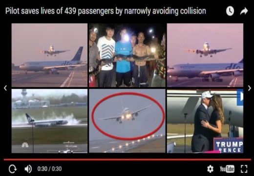 Így mentette meg 439 ember életét a pilóta – nézd meg a felvételt!