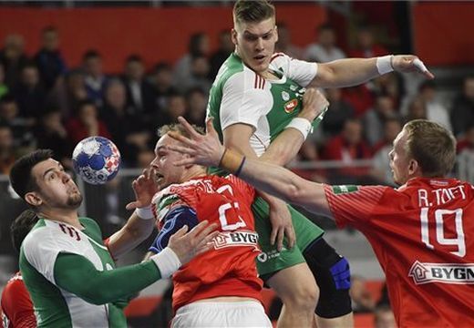 Férfi kézilabda Eb: 7 gólos magyar vereség az olimpiai bajnok dánoktól