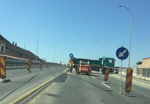 Elkezdődött a Maros-híd főjavítása az Egyesülés negyed felé vezető oldalon – FOTÓK