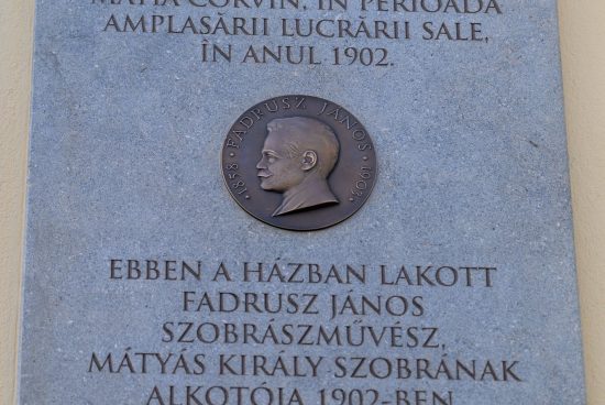 Emléktáblát avattak Fadrusz János tiszteletére Kolozsváron