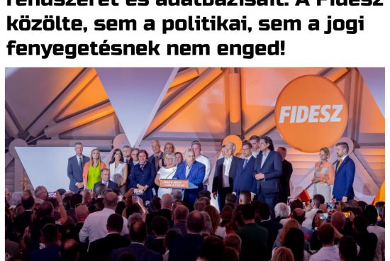 Házkutatás a Fidesz szervereit üzemeltető adatközpontban